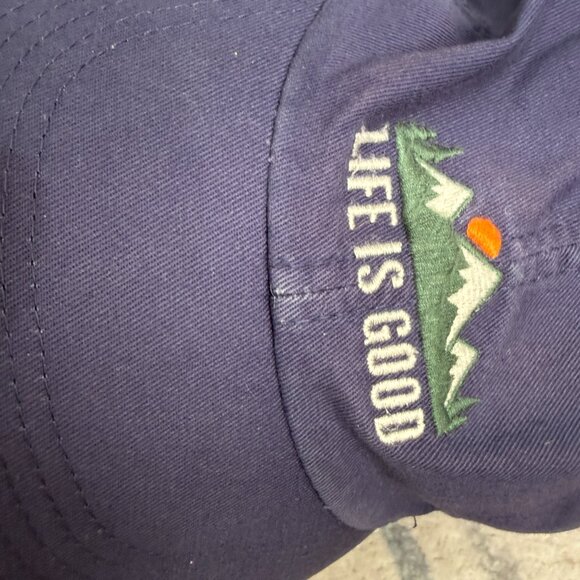 Life Is Good Mountains Adult Baseball Cap Adjustable Hat Embroidered 100 Cotton - Picture 4 of 7